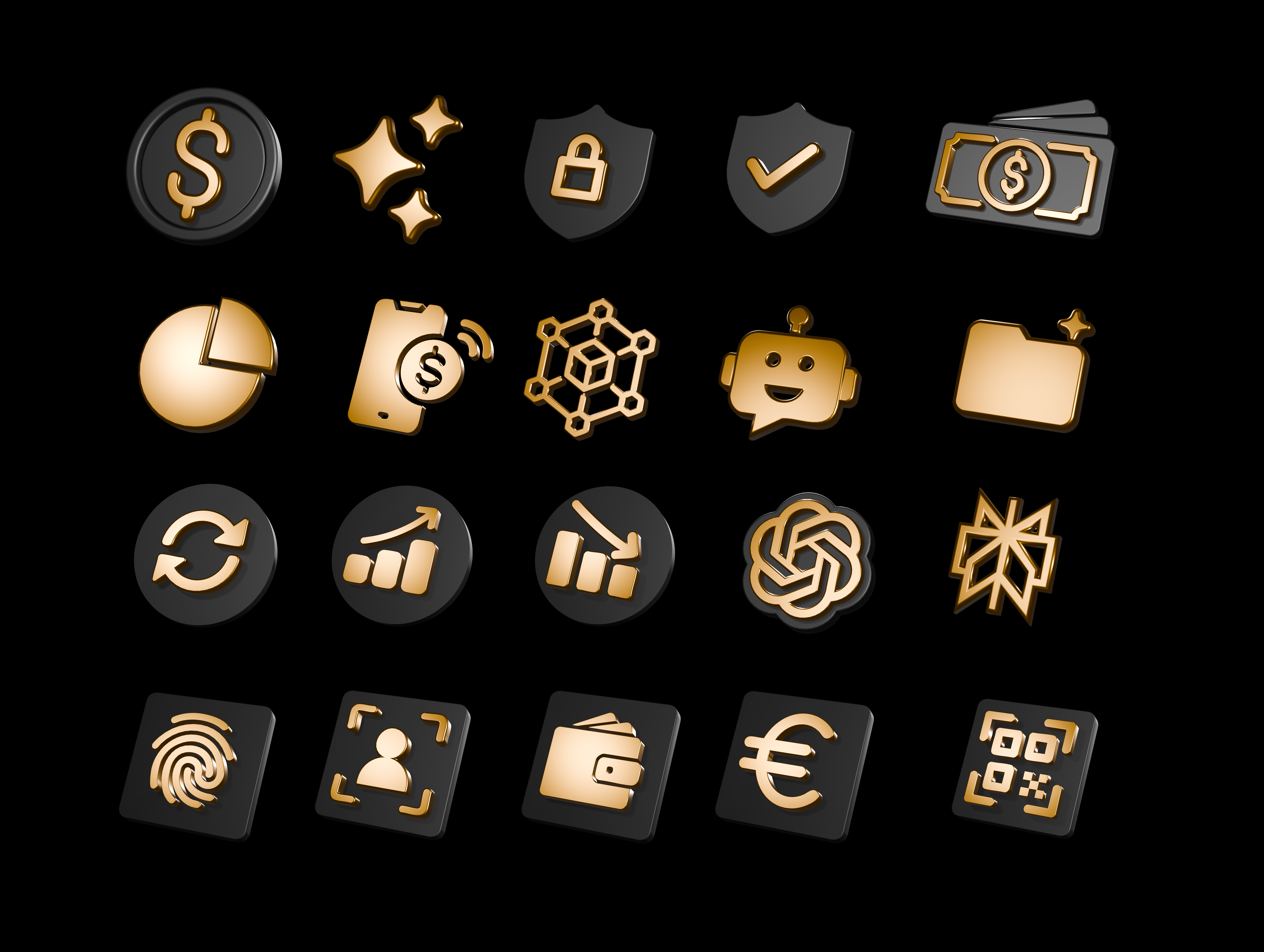 Example of 3D Icon Pack