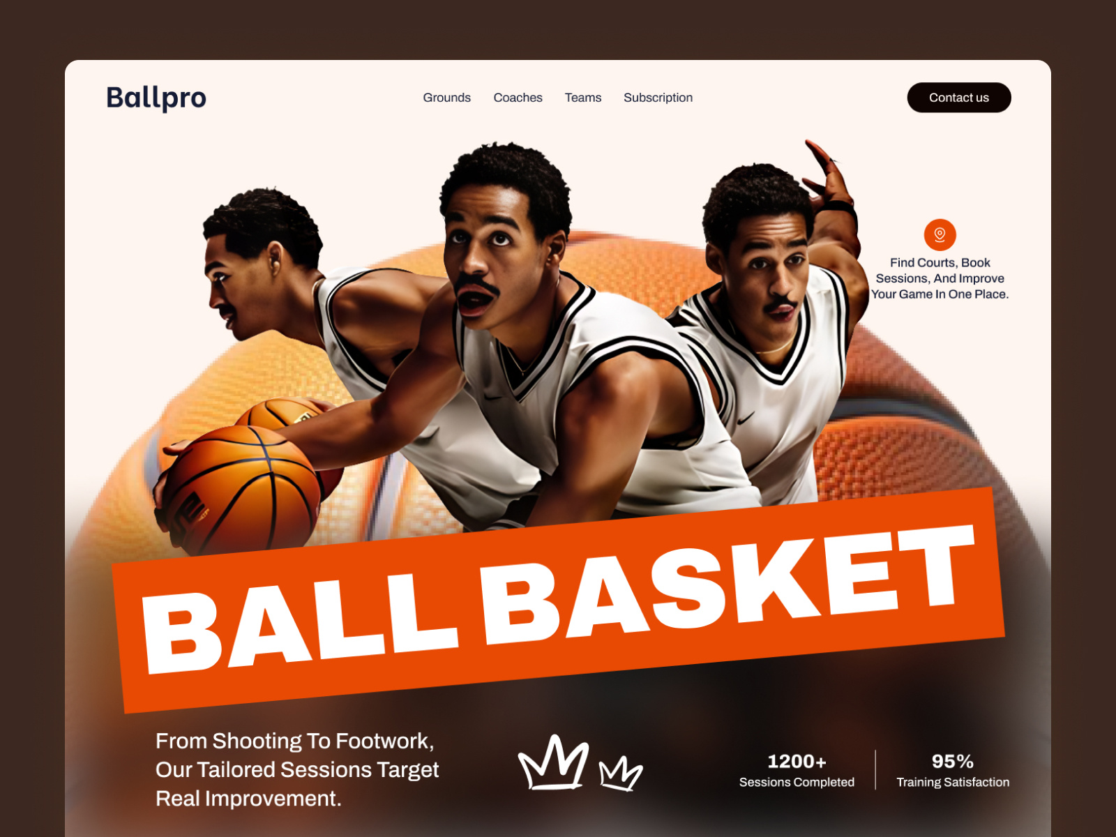 Level Up Your Basketball Game app design basketball game basketball landing page dark website game branding game design game website game website design game website uiux gaming landing page landing page design logo design modern web premium hero section shopify website sports hero section sports website techwitpro web hero section web uiux