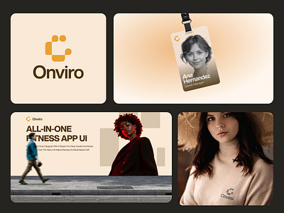 Onviro Logo Branding Concept Design abstract shape logo bento branding shot brand guideline branding circle shape logo logo logo branding logo concept logo mark logo showcase logofolio minimal shape logo onviro portfolio logo simple minimal logo social media branding tech branding techwitpro web branding