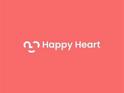 happy heart care chrful face happy head heart heart logo joy logo logo design love smile
