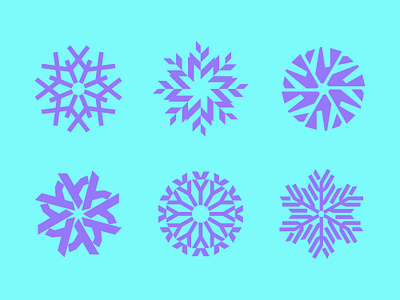 Snowflake Style branch branding crystal geometry ice infinite inifnity logo loop nature snow snowflake structure style symbol unique winter