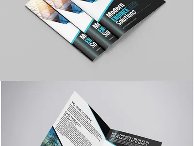Professional Business Bifold Brochure Design brand branding brochure business creative design graphic design illustration ui vector