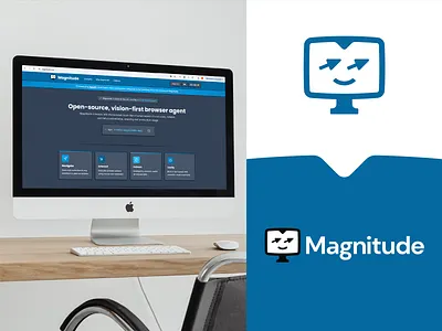 Magnitude logo b2b logo brand brand designer branddesigner branding branding designer brandingdesigner logo logo design logo designer logodesign logodesigner logotype saas logo startup logo tech logo web3 logo