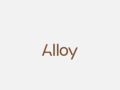 Alloy Furniture – Modern Minimalist Logo Design brand identity clean design contemporary furniture design inspiration furniture branding furniture logo logo design luxury branding minimalist logo modern logo typography logo wordmark design