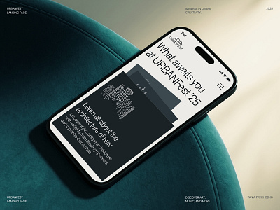 Adaptive Design for Event Landing Page event fest festival homepage landing mobile onepage page responsive site tablet ui user interface ux uxui webdesign website