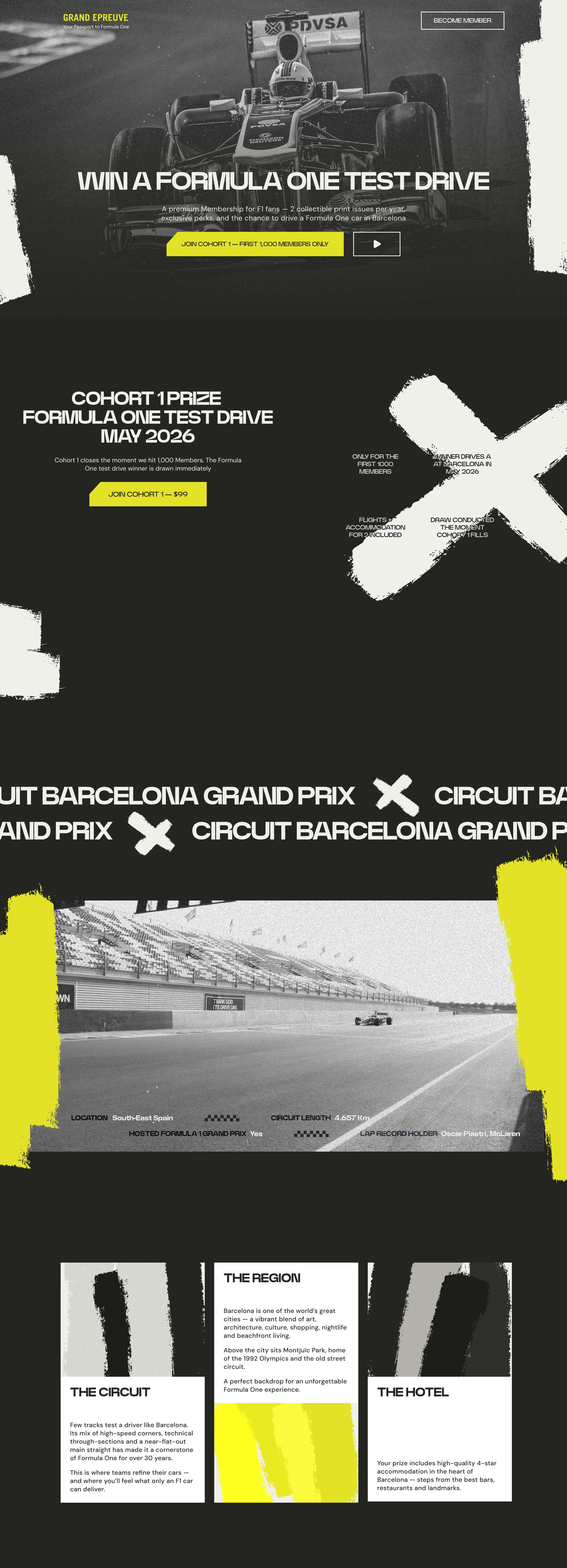 Grand Epreuve Magazine Website fresh modern font new vintage web design website