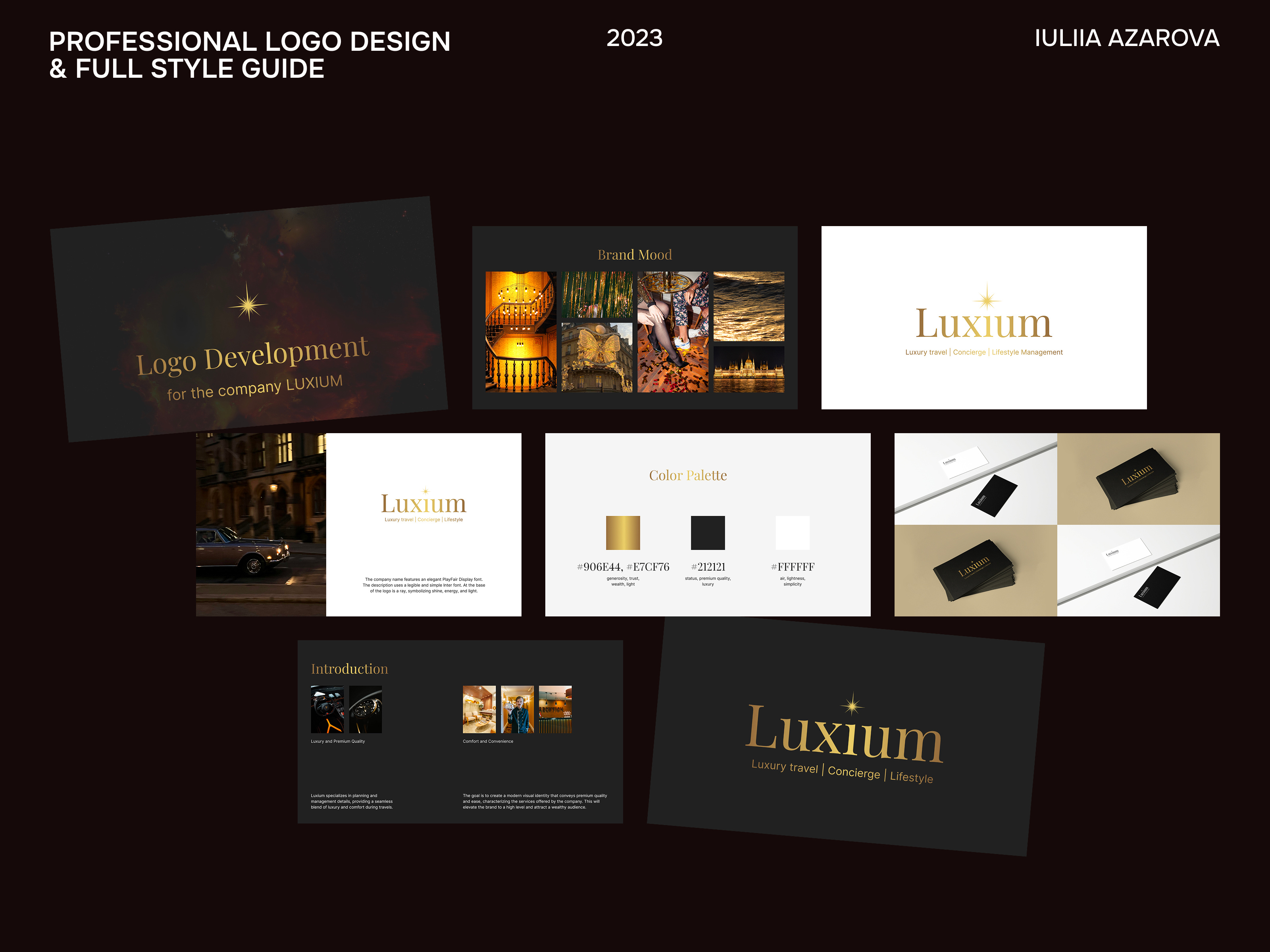Example of Premium Corporate Identity & Brand Book