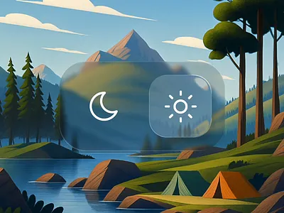 Dark ↔️ Light Mode Toggle – Smooth & Minimal Interaction component design dark mode interaction design light mode micro interaction minimal ui toggle toggle animation ui design