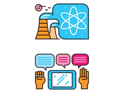 Fancy Tools adobe blue design editorial editorialillustration grain graphic illustration innovation muti pink science texture vector yellow