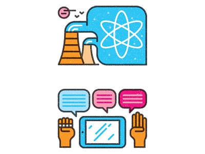 Fancy Tools adobe blue design editorial editorialillustration grain graphic illustration innovation muti pink science texture vector yellow