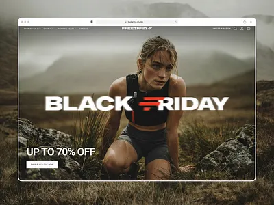 Sport clothing brand campaign ai branding clothing nature outdoor photoshoot run running ui website