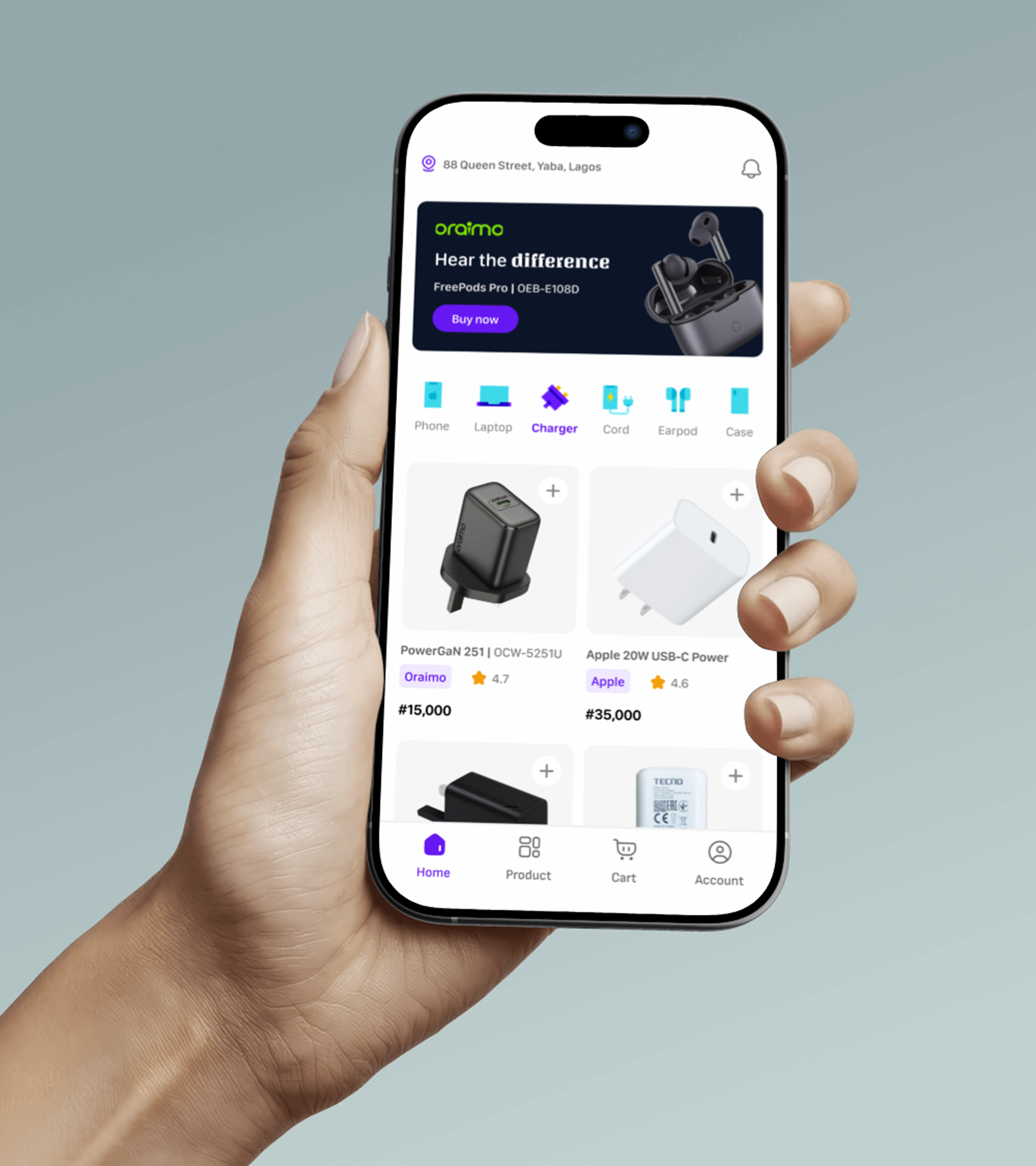 Qart Ecommerce App ecommerce app gadget app mobile app shopping app ui design