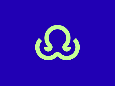 Octopus animal animation brand collateral brand identity brand messaging brand strtategy branding design logo design strategy identity landing page logo logo design mark negative space octopus symbol webdesign website design