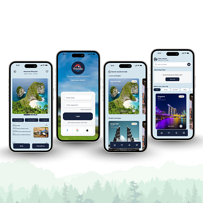 Travel Planning App UI/UX Design app concept app ui clean ui figma figma design minimal design mobile app design mobile ui travel app travel ui ui ui design uiux design ux