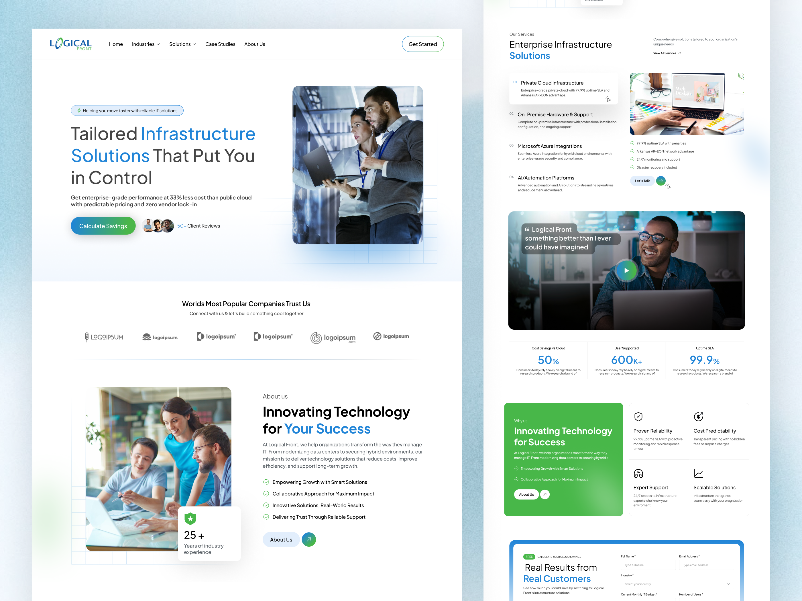 Example service media