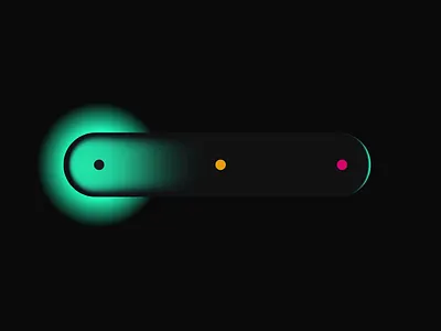 Traffic Light Toggle amber glass go green hana red stop toggle traffic light ui ux