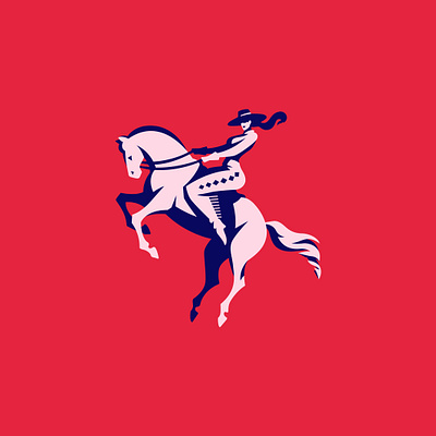 Rider branding country cowboy cowgirl design graphic design hat horse riding icon illustration logo logo design minimalist ranch rider rodeo vector western wild west