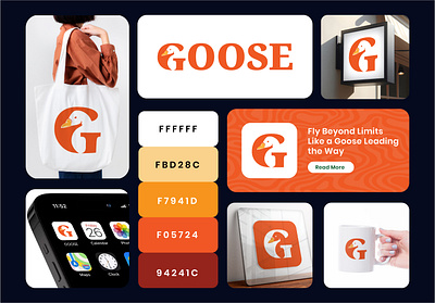 GOOSE — Creative lettermark/wordmark logo Design animal logo bird logo branding business logo creative lettermark design goose logo illustration letter g logo logo logo design minimalist logo modern logo nature inspired simple clean logo typography logo vector