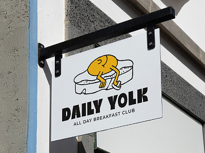 Daily Yolk 🍳 Identity branding design download free freebie graphic design identity logo mockup mockups paper bag psd sign template typography