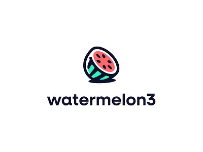 Watermelon logo animation animation brand identity cartoon creative fun illustrative logo logo animation logo design watermelon
