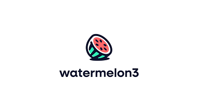 Watermelon logo animation animation brand identity cartoon creative fun illustrative logo logo animation logo design watermelon