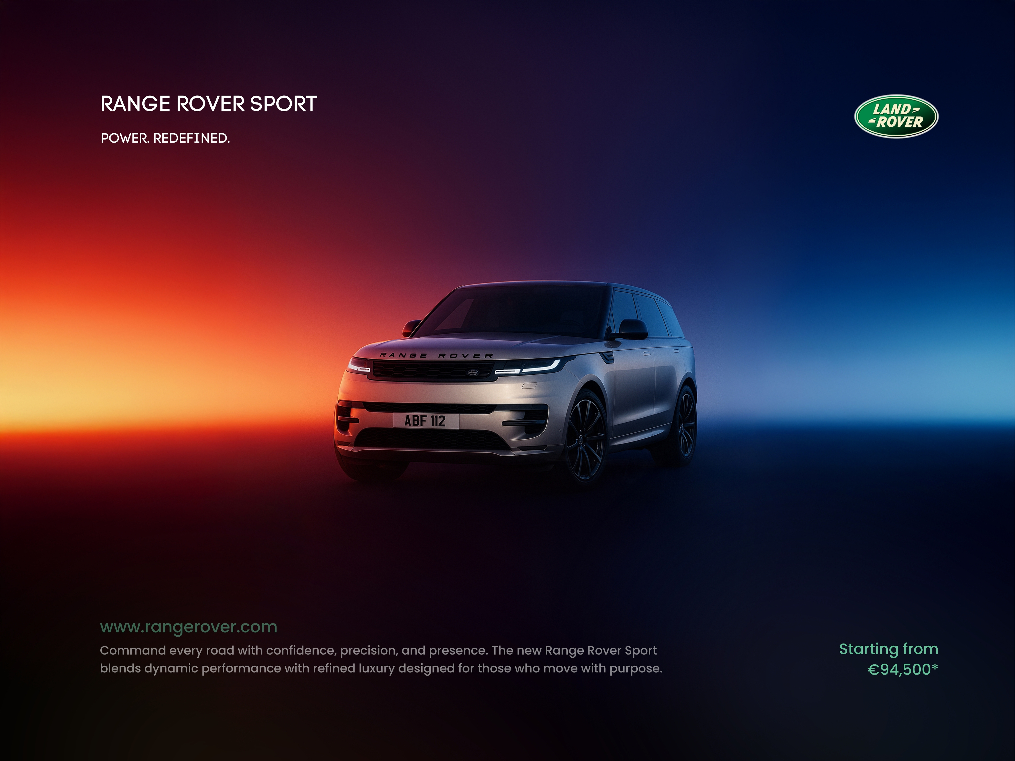 Advertising Projects for Range Rover - Car Ads ak10 branding car ads car poster design graphic design logo social media
