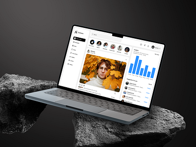 Social Media Web App Design: Modern, Minimal & Community-Driven branding clean community concept creative dashboard inspiration interface minimal modern product prototype social media social media design ui ux visual web web app design web design