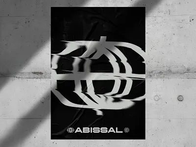 Abissal Urban Zone Branding branding download glued poster identity illustration logo mockup mockups poster premium psd template typography wall