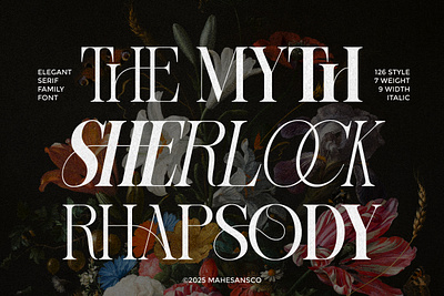 Sherlock Serif Family (126 Fonts) advertising brand identity branding design elegant family font font fonts illustration italic serif logo logotype serif font serif font family type type design typeface typography ui visual identity