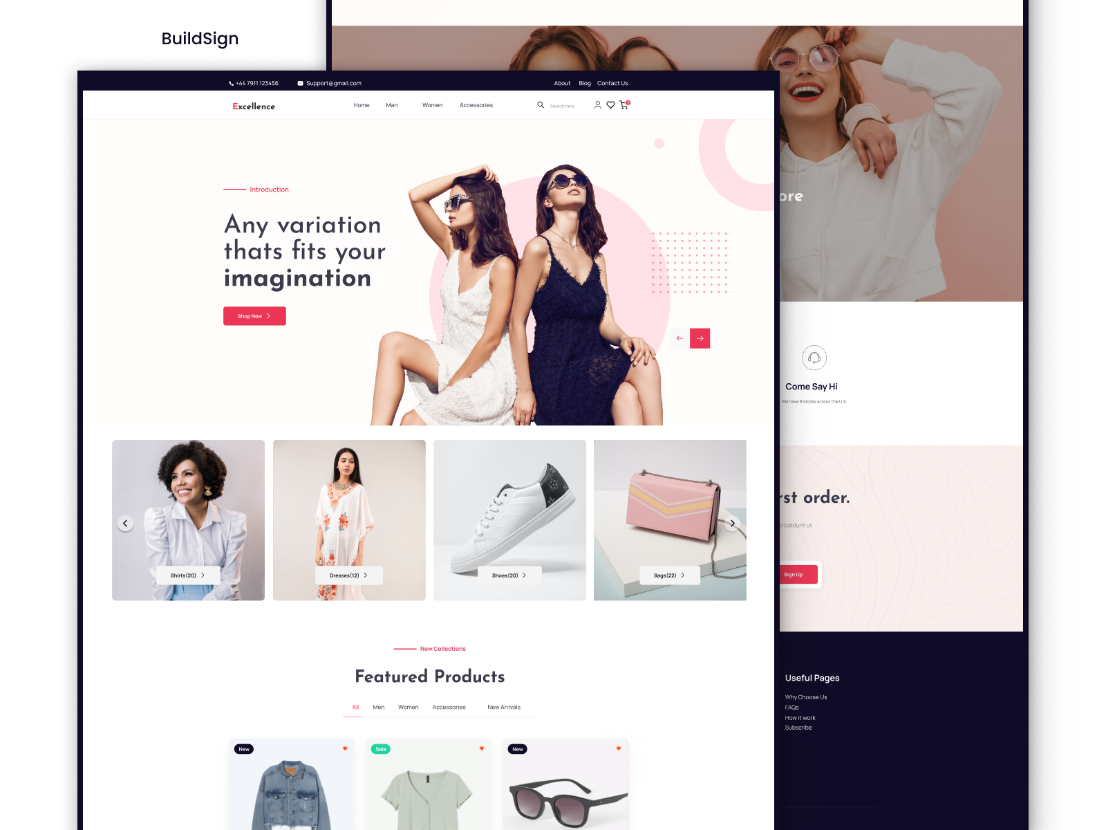 Fashion Website UI/UX buildsign clean ui ecommerce website fashion brand fashion landing page fashion ui homepage design minimal website modern ui online store design product page responsive design retail design shopping website trendy ui ui ux design user interface web design webflow design website redesign