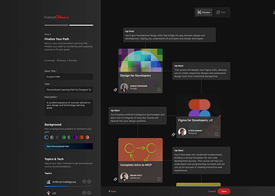 Custom Learning Paths custom learning paths e learning product design training web development