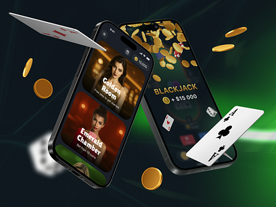Blackjack (Gambling) blackjack blackjack app bonus system card game casino game game interface game ui ios design mobile app design player experience