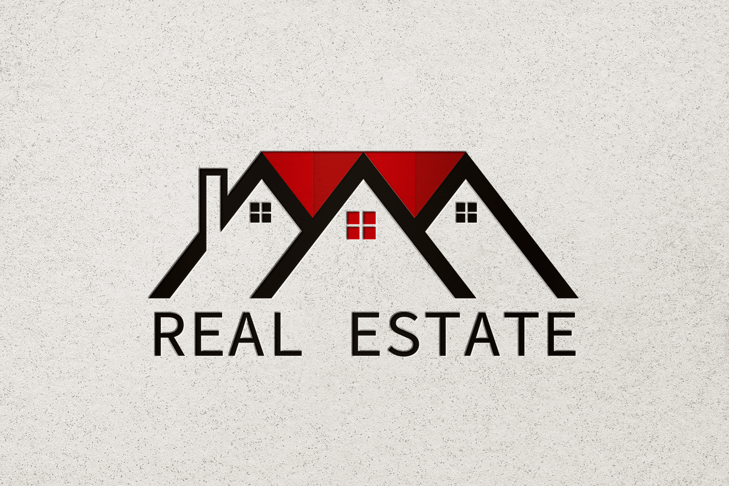 real estate logo by Waleed Irfan on Dribbble