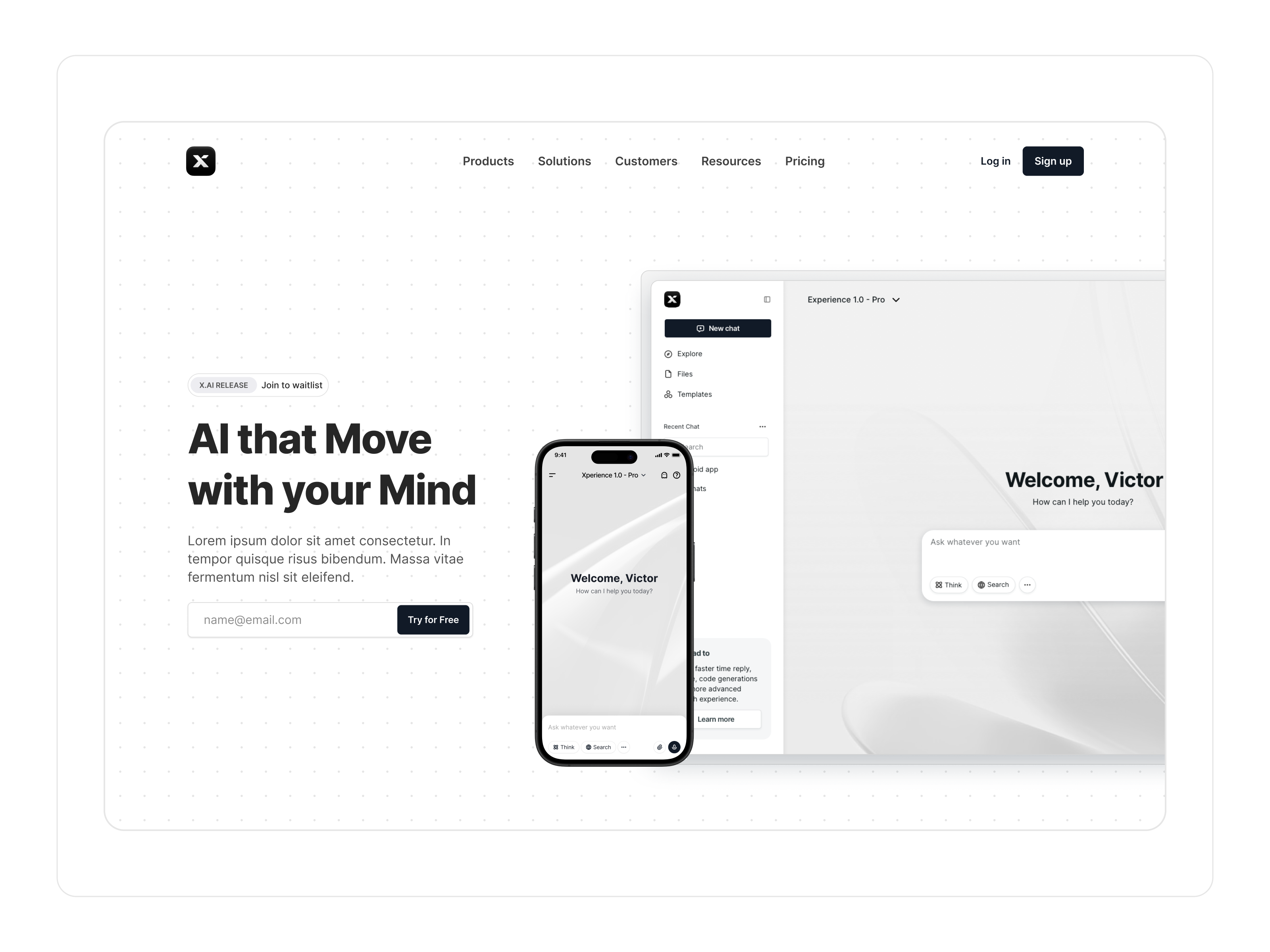 hero components - xperience uikit design product ui ux web