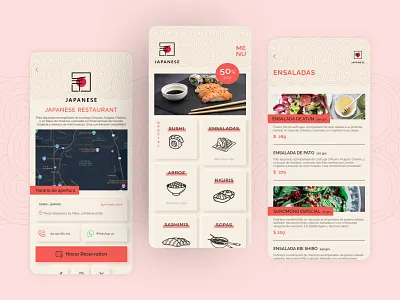 Restaurant Menu App UI | Japanese Dining Experience app design app interface clean design clean ui design figma design food app food app ui foodie app graphic design japanese minimal ui minimalistic app design mobile app ui ux modern ui resturant app softrave ui ux design ui ux designer