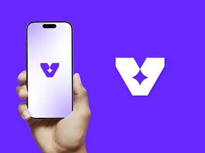 V + Star Logo Design, Modern, Startup, Tech, Saas, Fintech abstract logo ai logo branding custom logo design fintech logo graphic design letter v logo design logo saas logo v star logo v letter logo v lettermark v logo v logo design v logomark v minimal logo v modern logo vstart logo design web3 logo
