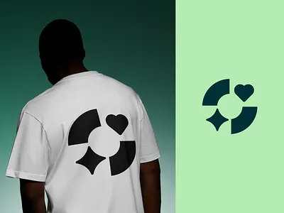 Logo for next-gen fitness app. 24 hours ai branding circle design fit fitness app flow heart icon lifespan lifestyle logo logo app longevity next gen fitness progress sport star technology