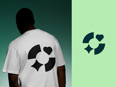 Logo for next-gen fitness app. 24 hours ai branding circle design fit fitness app flow heart icon lifespan lifestyle logo logo app longevity next gen fitness progress sport star technology