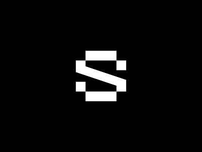 Geometric Letter S Logo – Unused Concept (For Sale) bold logo branding brandmark graphic design grid logo grid system design icon letter logo lettermark logo logo design logo for sale s s letter s letter logo tech logo unused logo