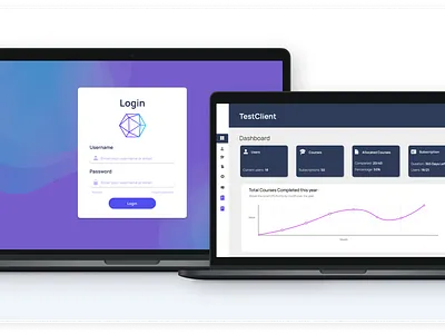 Learning Management System Web App adobe branding graphic design lms ui ux uxui web app