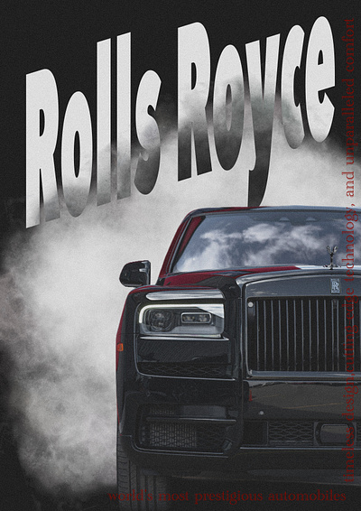 RolllsRoyce poster branding graphic design