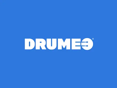 Drumeo - Logo Design branding clever design dragisa trojancevic drum logo drumeo drumeo logo drums giletroja graphic design lettermark logo logo design minimalism music music logo smart typography ui wordmark