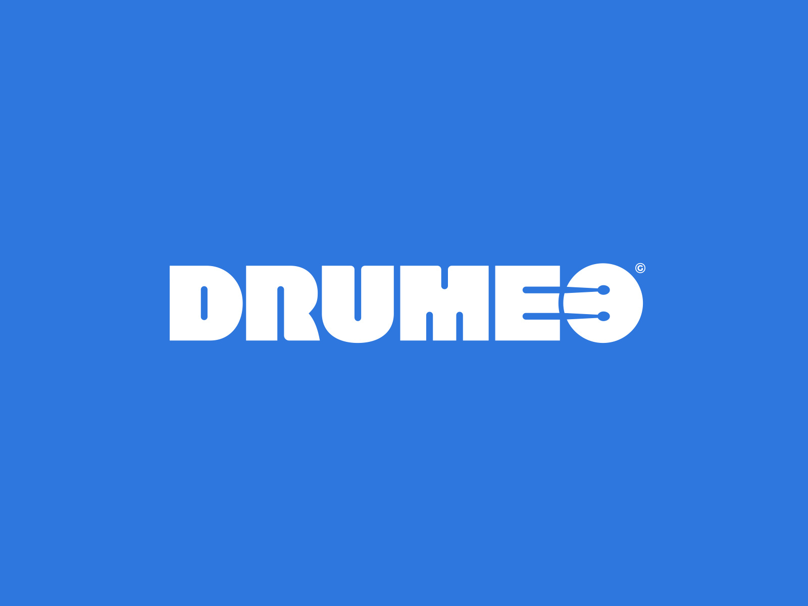 Drumeo - Logo Design branding clever design dragisa trojancevic drum logo drumeo drumeo logo drums giletroja graphic design lettermark logo logo design minimalism music music logo smart typography ui wordmark