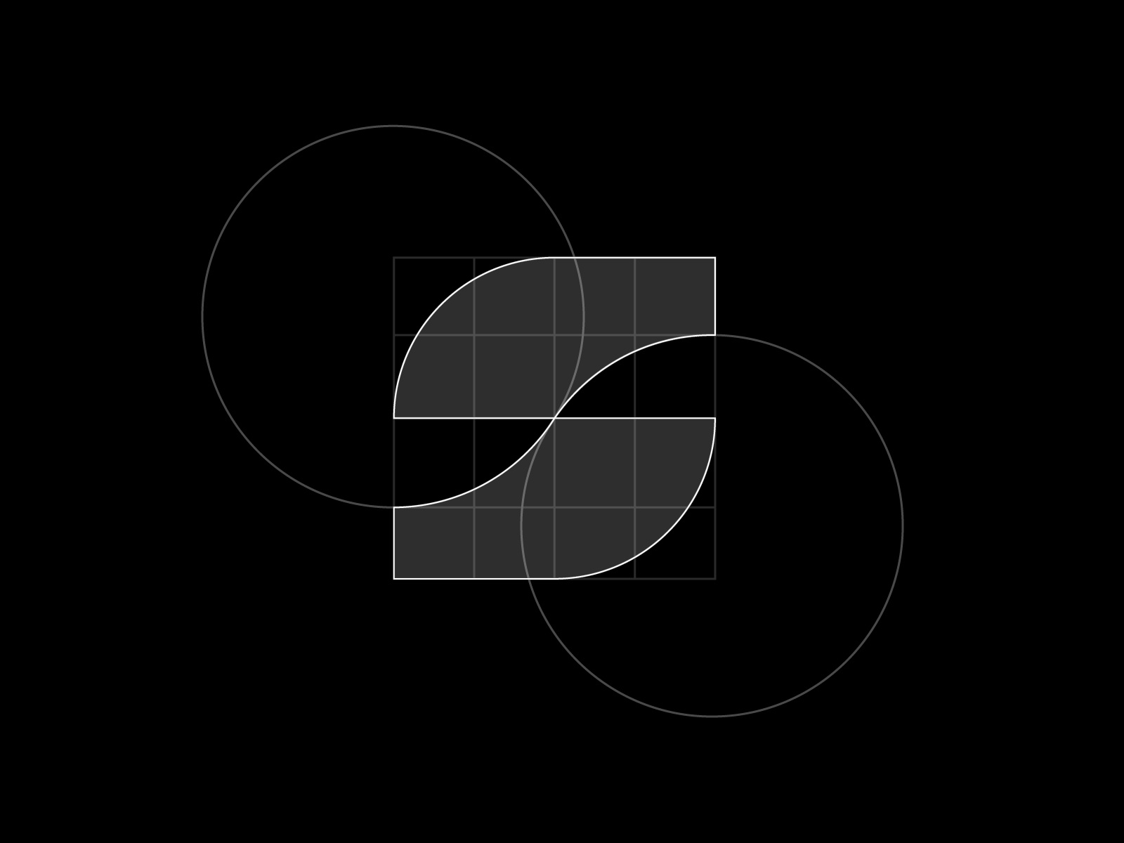 Geometric Letter S Logo – Unused Concept (For Sale) abstract branding brandmark clean geometry graphic design grid logo lettermark logo logo logo design logo for sale minimalist s s letter logo