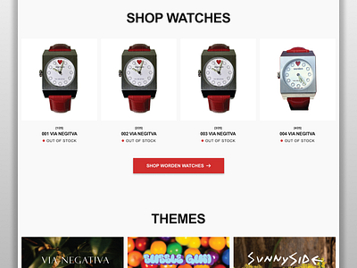 Worden Watch Website Homepage Section Highlight Online Shop b2c buy consumer ecom ecommerce hero home jewelry landing page online store product products section shop watch watches website