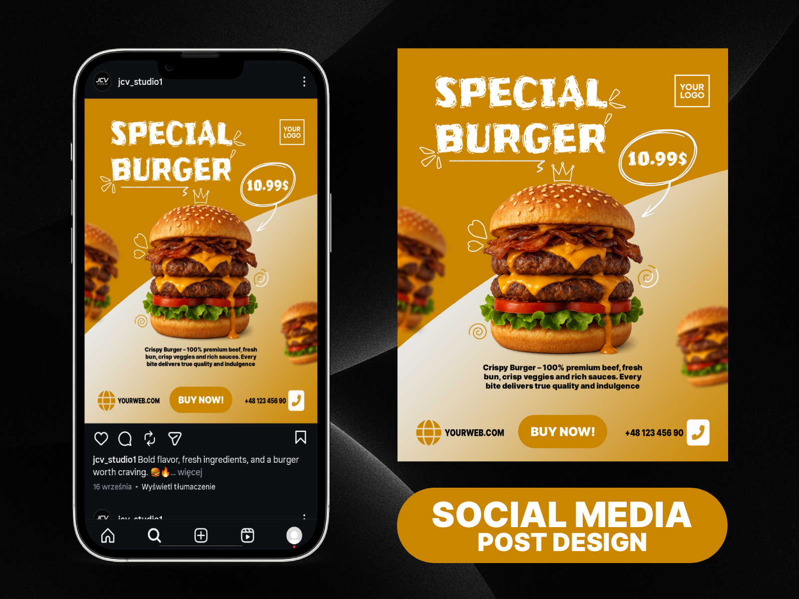 Example of Premium Social Media Graphic Design