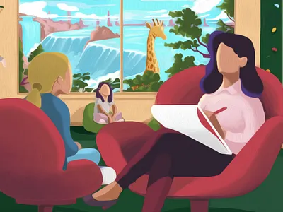 Linggo – Human Empowerement and ASD Treatment branding illustration