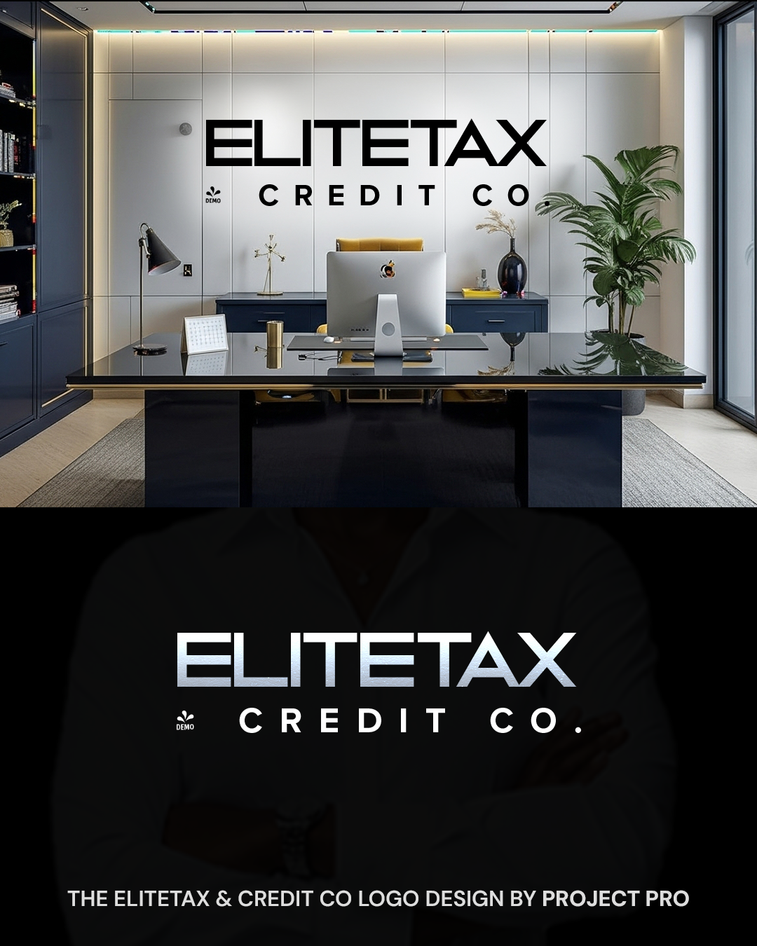 Elite Tax Brand – Logo Design branding client work flyerdesign graphicdesign landingpage logodesign marketingdesign moderndesign taxbranding visualidentity