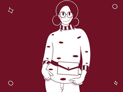 Fashion Model branding character character design clean design fashion fashion model fresh original girl model handbag illustration minimal model original simple smile style tech ui ui design