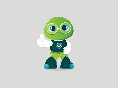 TURTLE MASCOT animals art cartoon character design digital dribbbleillustration dribbbleinspiration graphic design green illustration illustrator inspiration japan mascot minimal robot turtle usa vector